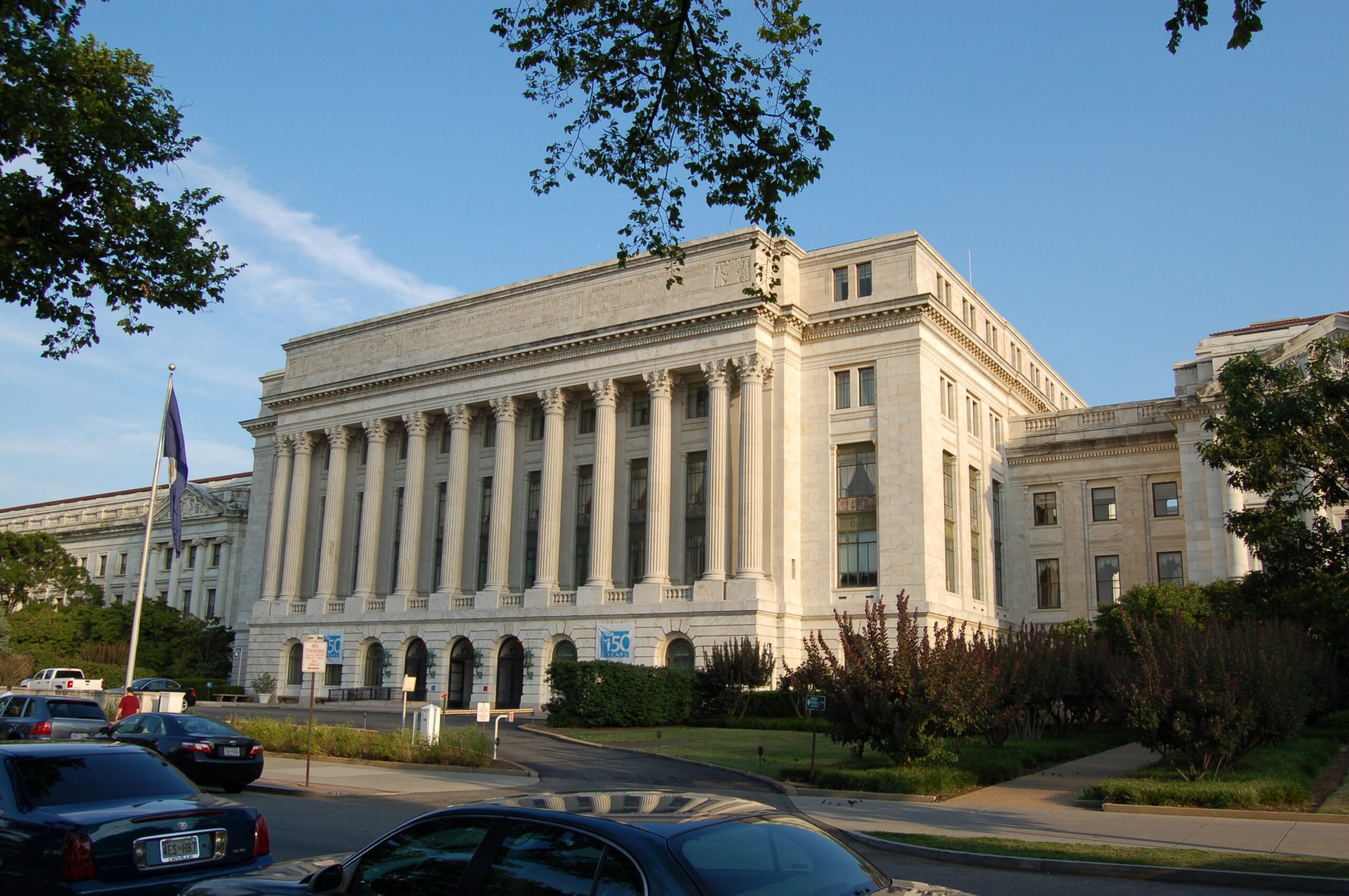 The US Department of Agriculture building.