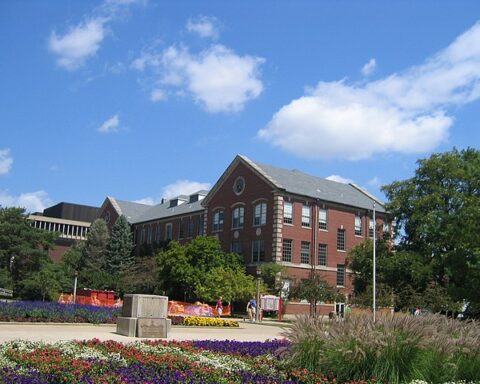 Illinois State University main quadrangle