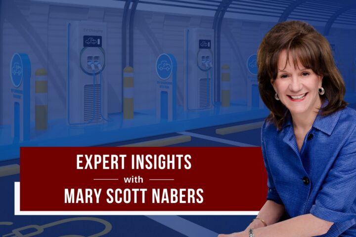Mary Scott Nabers is imposed over a electric vehicle charging stations in this week's insight.