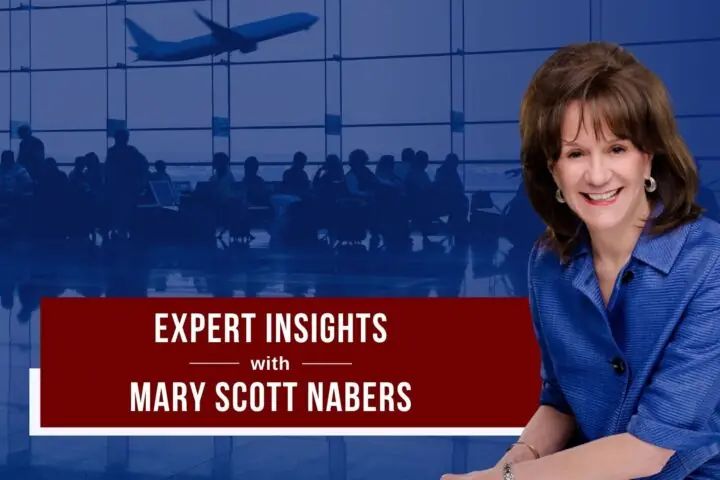 Mary Scott Nabers for her weekly column, this week, about airports.