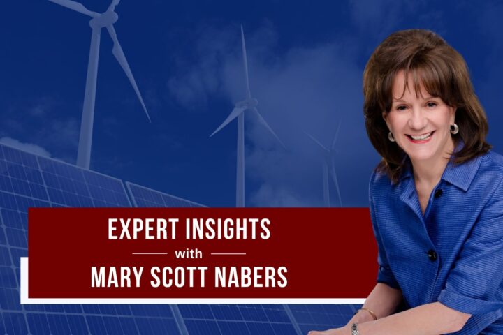 Mary Scott Nabers prepares for her weekly column in Texas Government Insider.