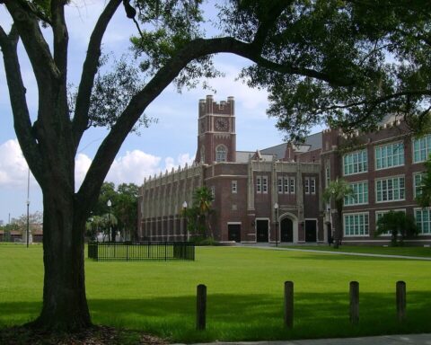 Hillsborough High School in Seminole Heights, North Carolina.
