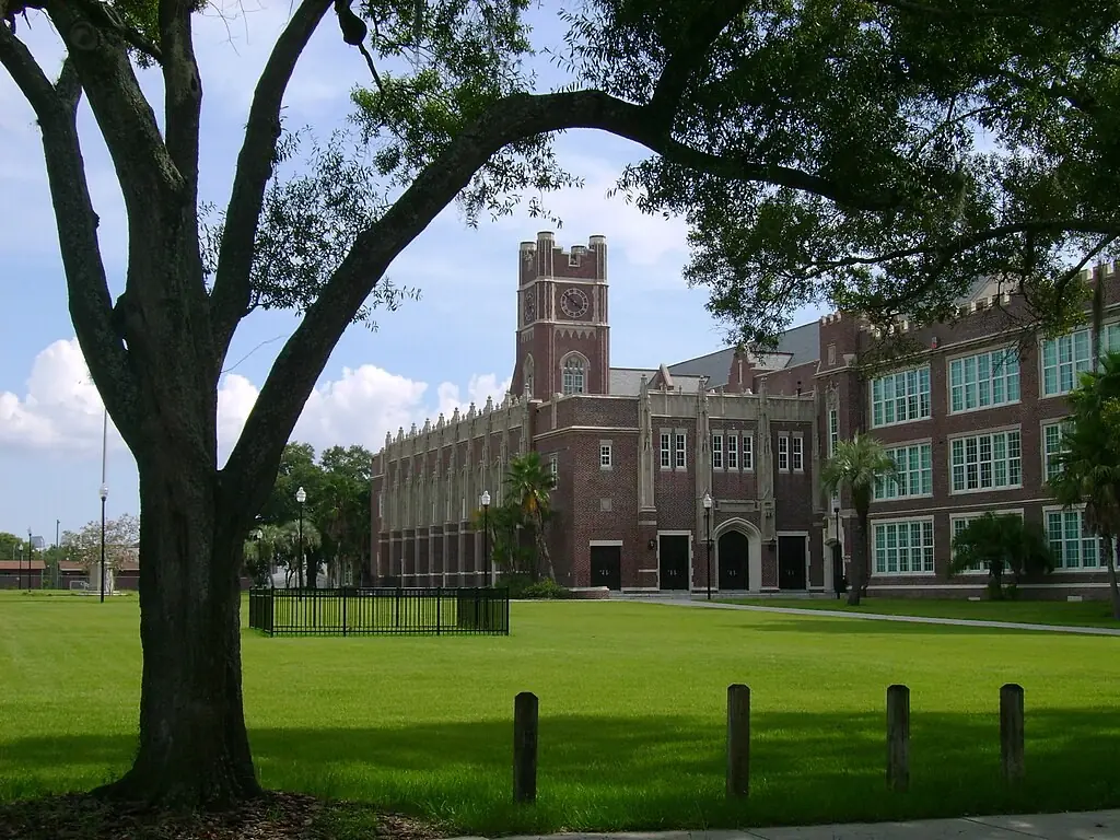 Hillsborough High School in Seminole Heights, North Carolina.