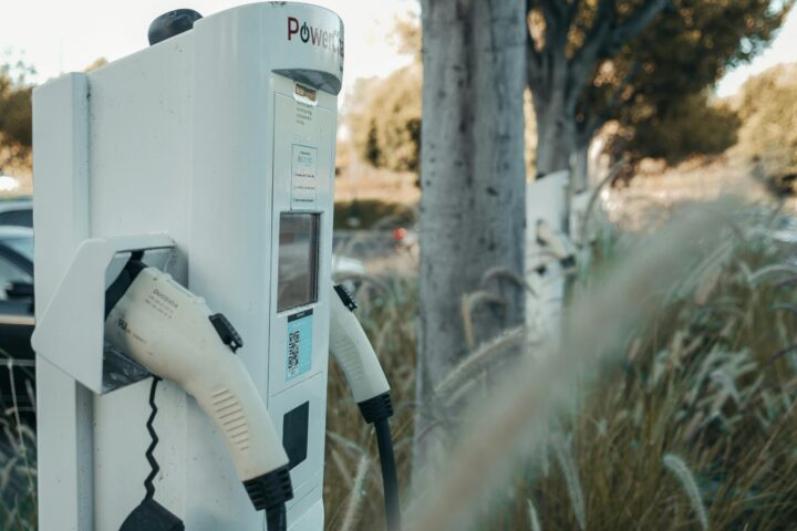 A zero-emissions charging station.