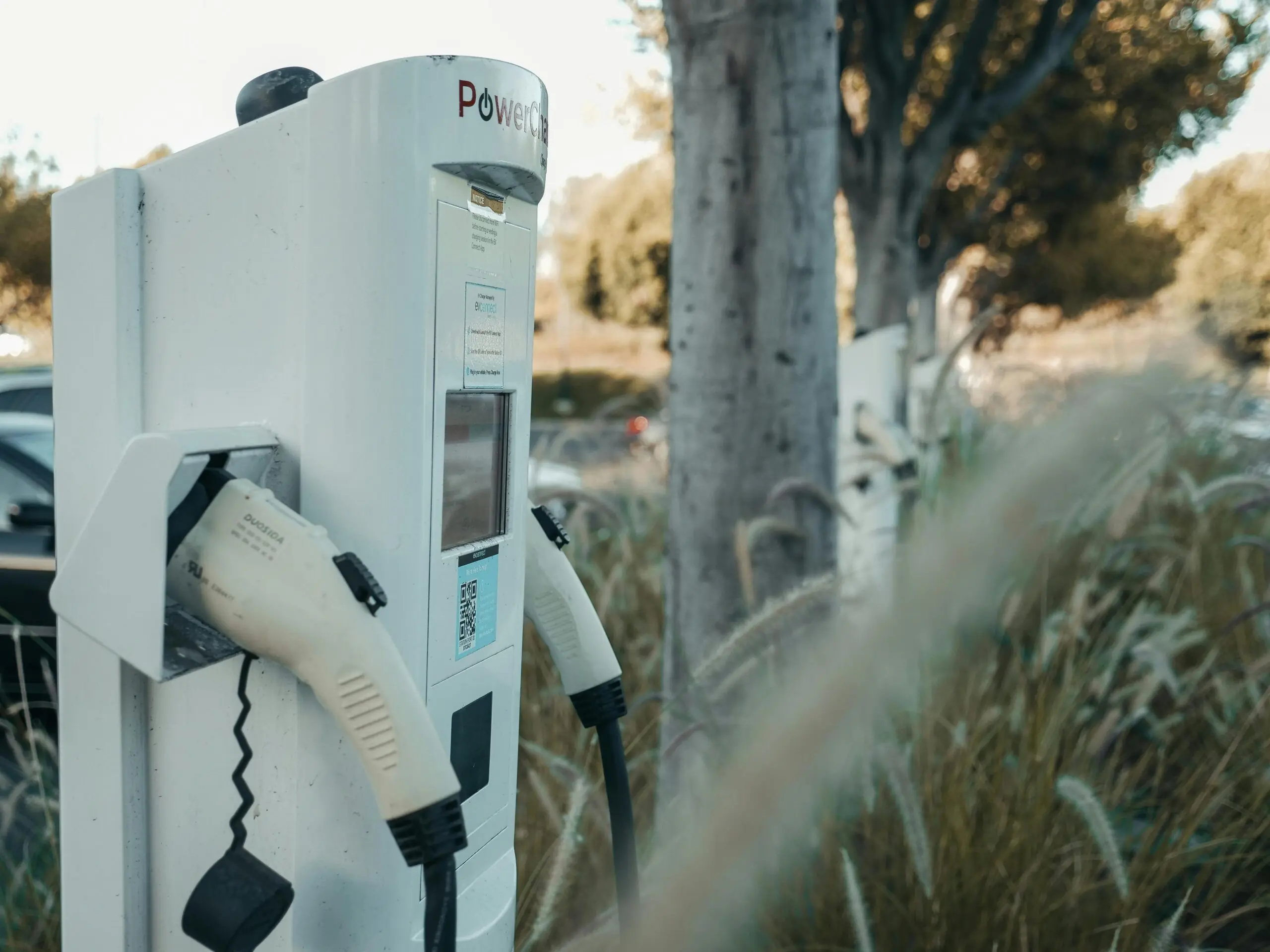 A zero-emissions charging station.