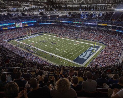 The Edward Jones Dome in St. Louis, MO.
