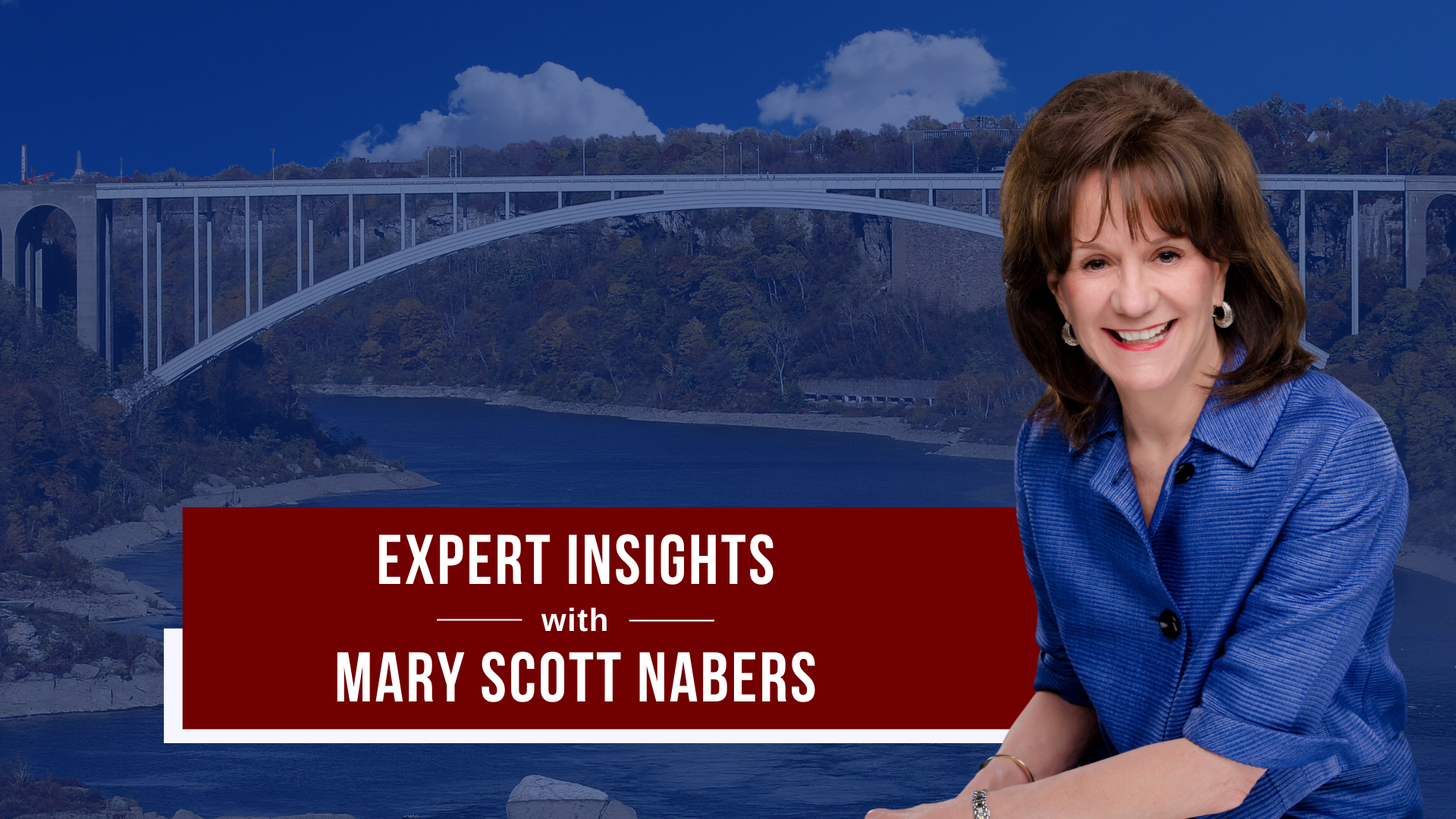 Mary Scott Nabers before a bridge for her weekly column.