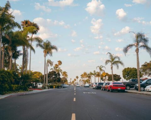 A california road.