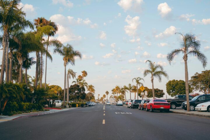 A california road.