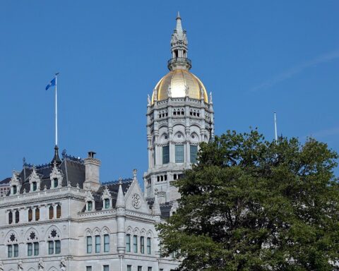 The Capitol Building in Hartford, Connecticut.