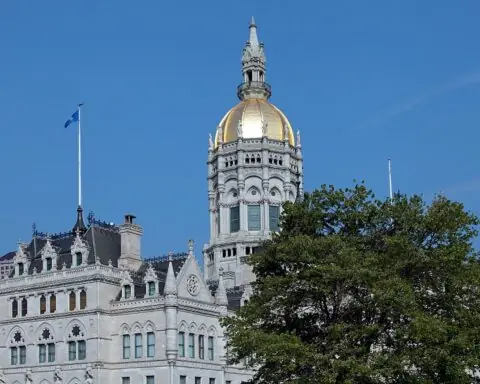 The Capitol Building in Hartford, Connecticut.