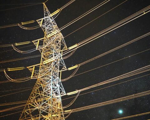 A transmission tower connecting people to the internet.