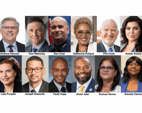 SPI's weekly leadership appointments on a board.