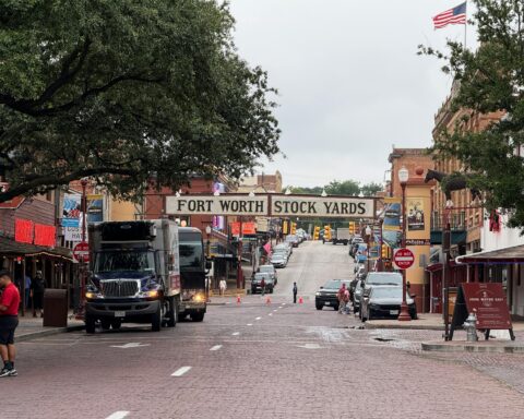 The Stockyards in Fort Worth, Texas.