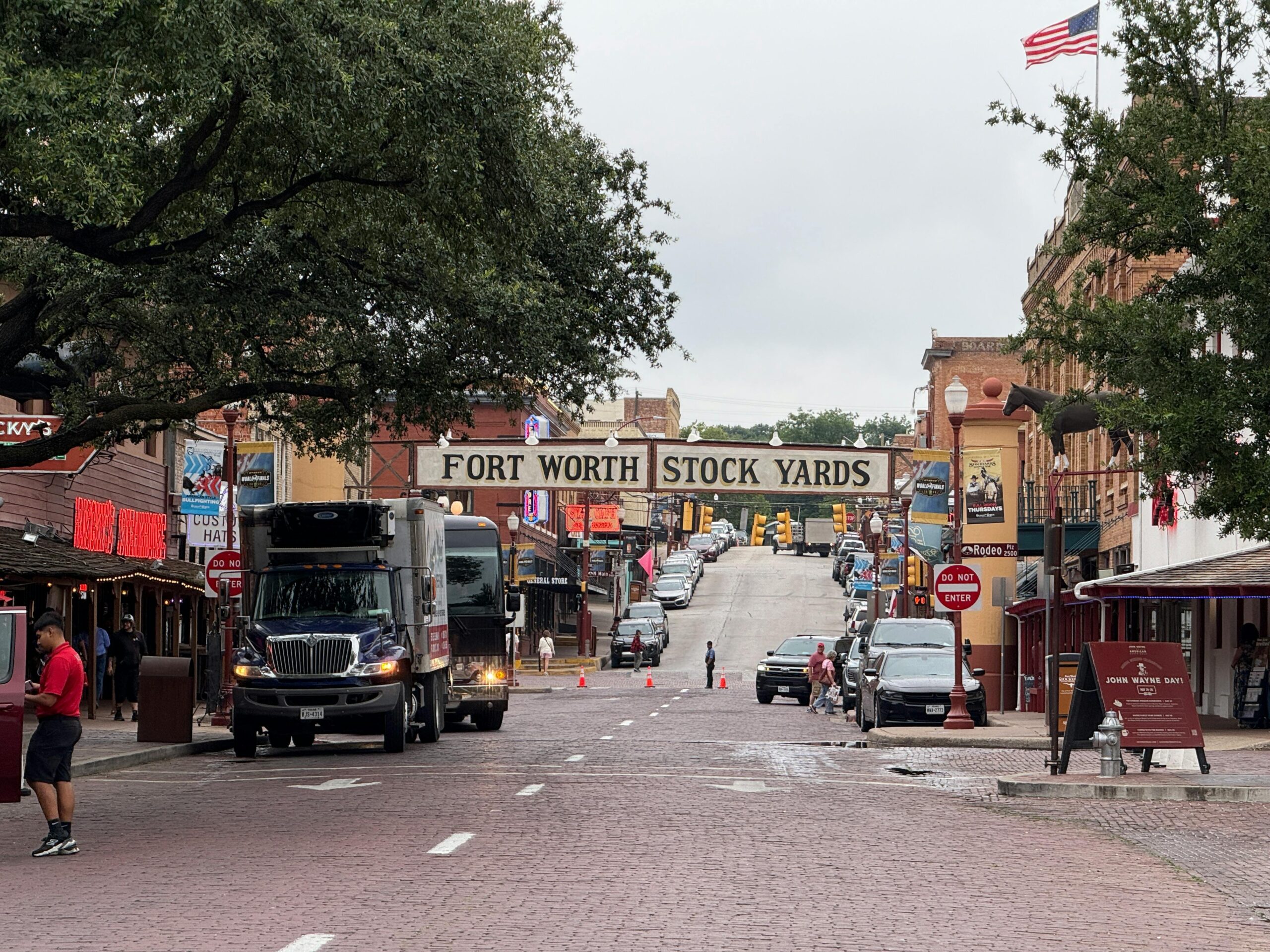 The Stockyards in Fort Worth, Texas.