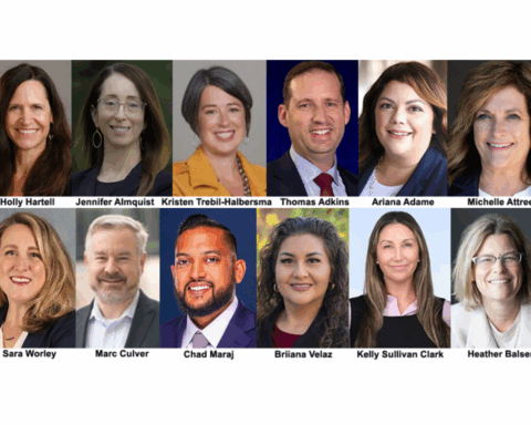 A collage of people on the move to new public sector positions nationwide.
