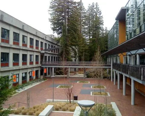 A housing complex on the University of California Santa Cruz campus.
