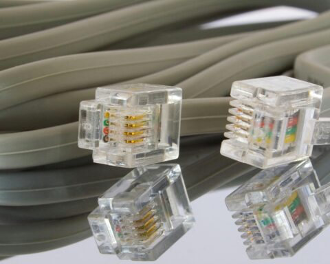 Ethernet cables.