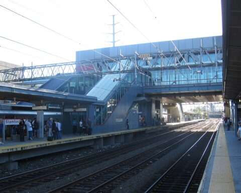 Stamford Station in Stamford, Connecticut.