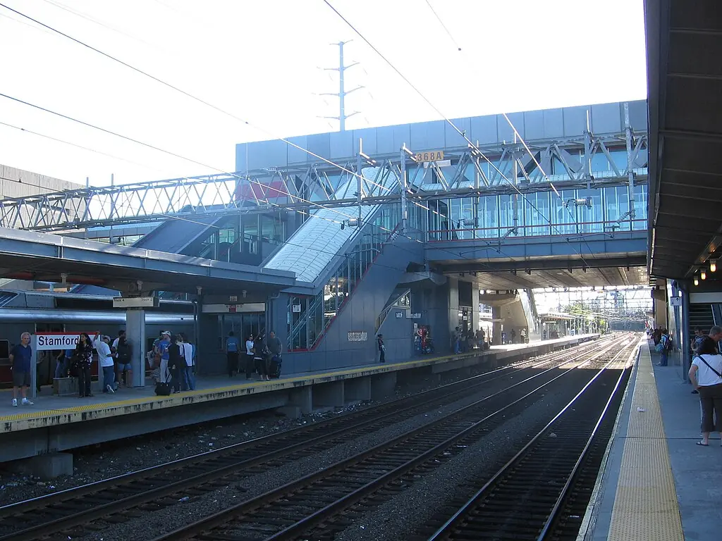 Stamford Station in Stamford, Connecticut.