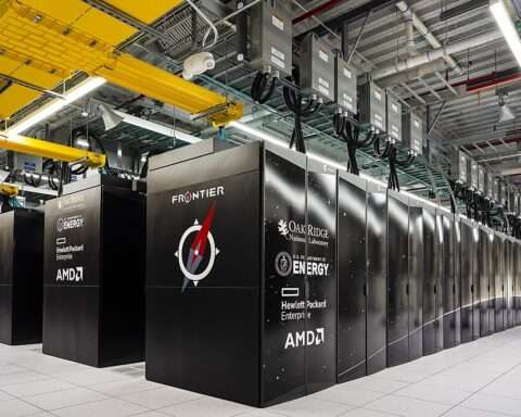 The Frontier Supercomputer, capable of Exascale computing, at the DOE's National Laboratory.