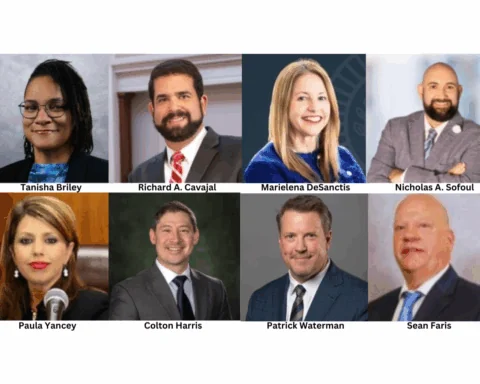 A collage of public sector leadership appointment for the week of Sept. 11-18, 2025.
