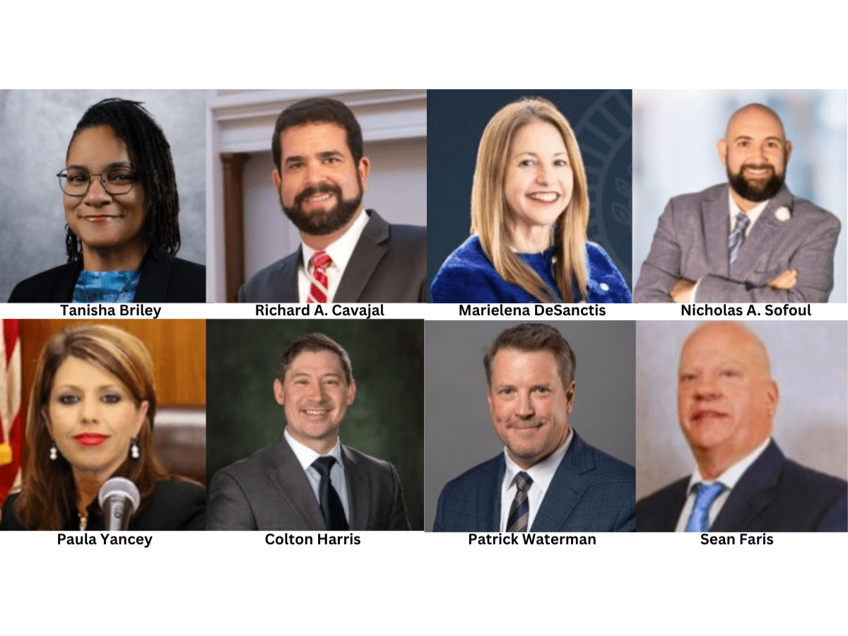 A collage of public sector leadership appointment for the week of Sept. 11-18, 2025.
