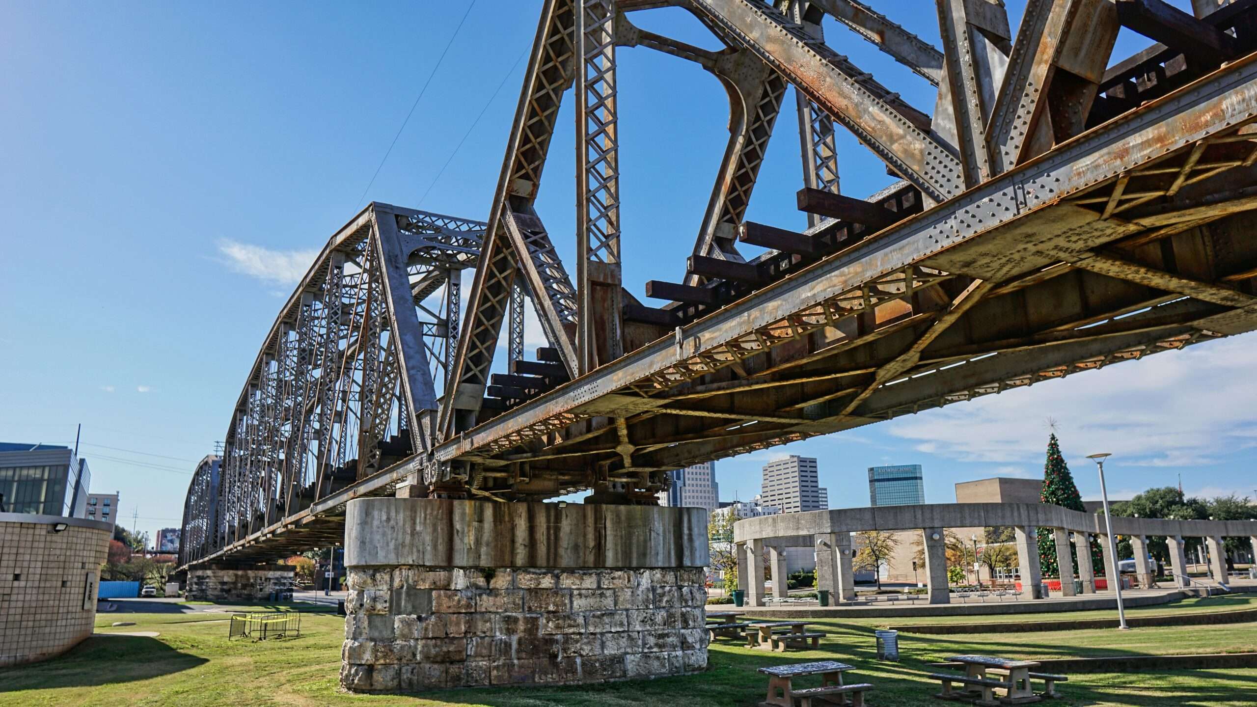 A bridge in Shreveport, Louisiana.