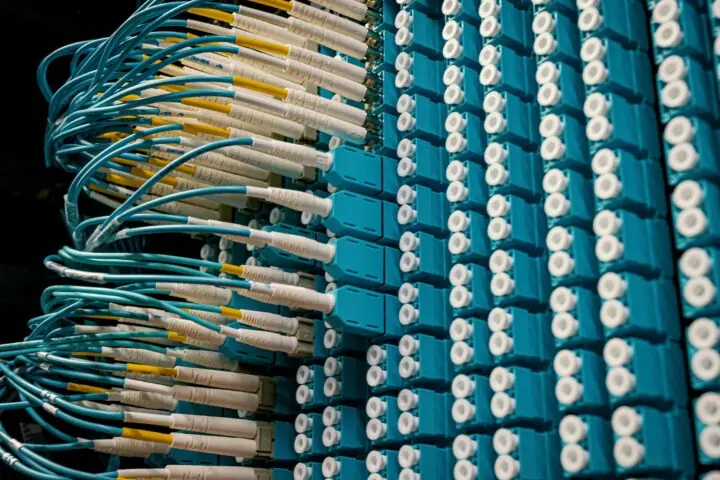 Internet cables connect people to broadband.