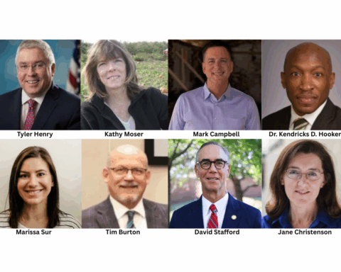 A collage of public sector leadership changes throughout the nation.