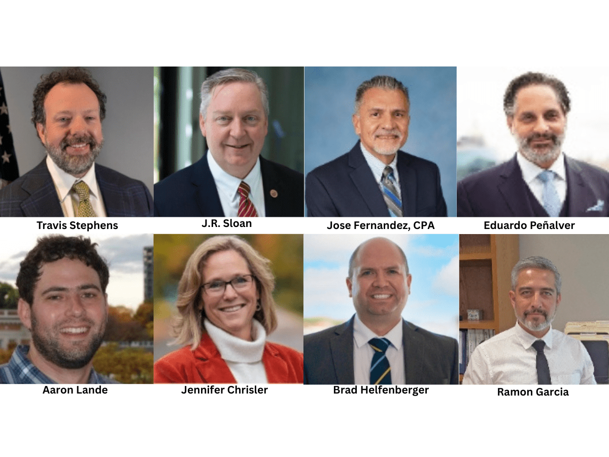 A collage of public sector leadership appointments from around the nation.