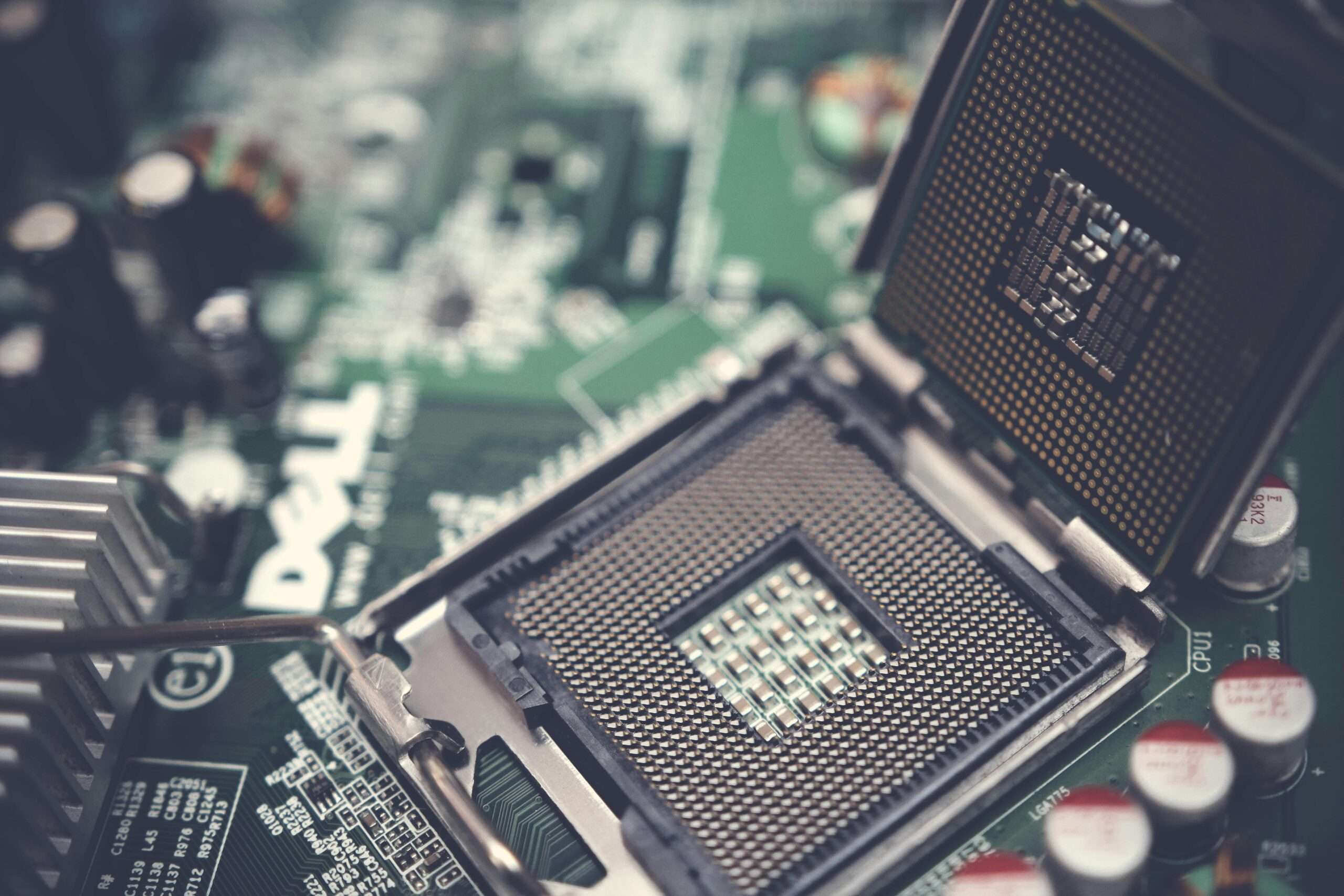 A semiconductor powering and operating a quantum computer.