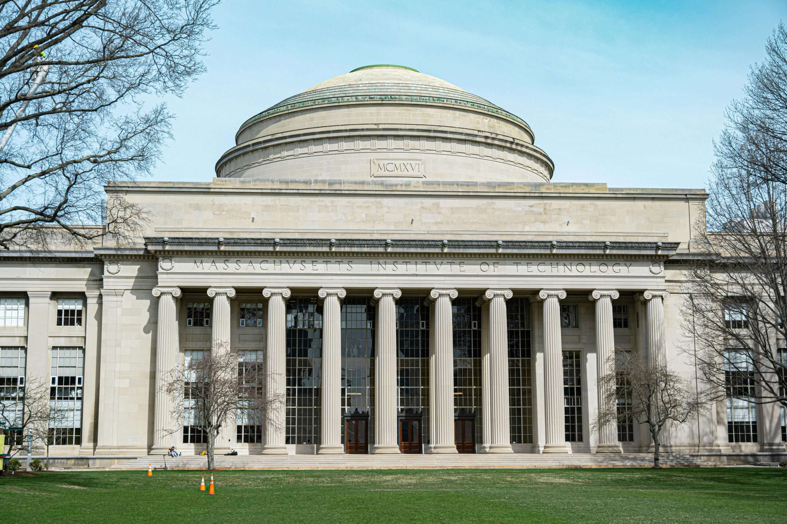 The MIT building in Cambridge, Massachusetts.