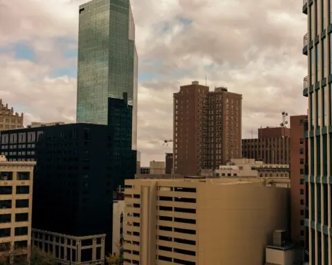 Fort Worth city buildings from building-level.