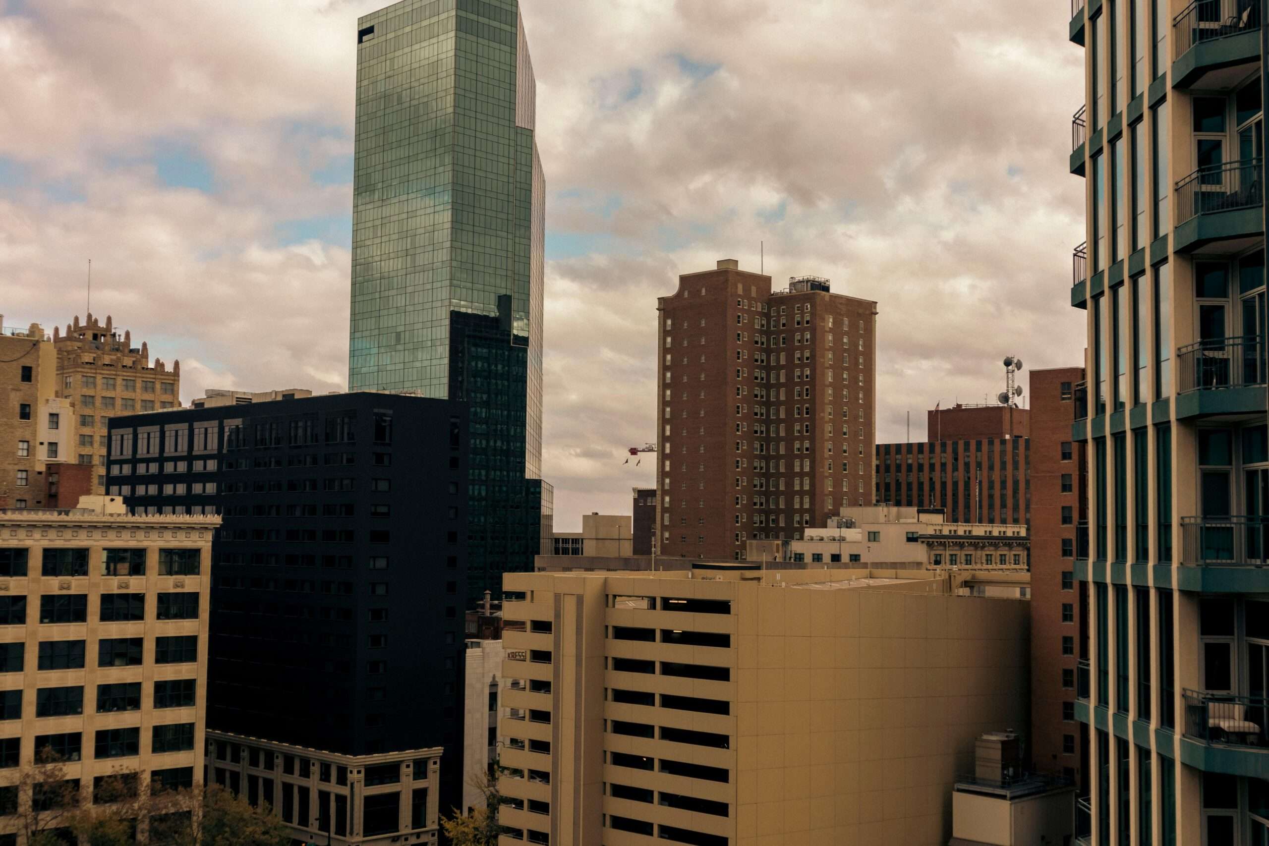 Fort Worth city buildings from building-level.