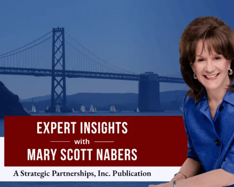 Mary Scott Nabers before a bridge for her weekly column.