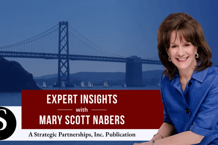 Mary Scott Nabers before a bridge for her weekly column.