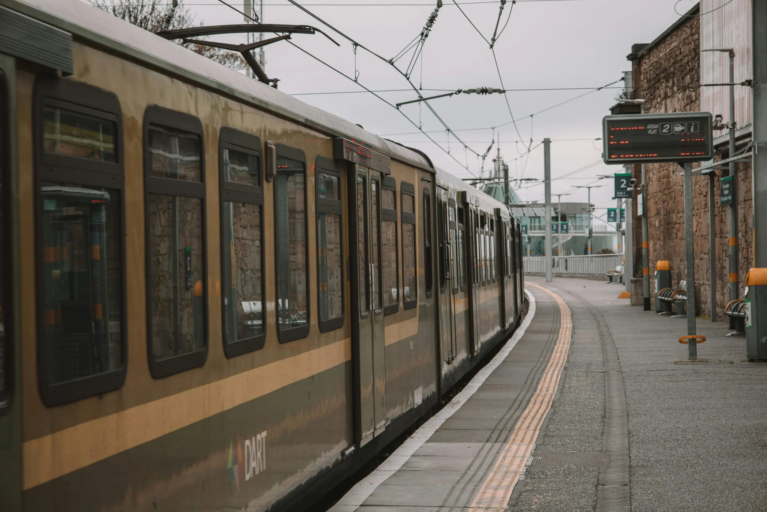 A train in Dallas.