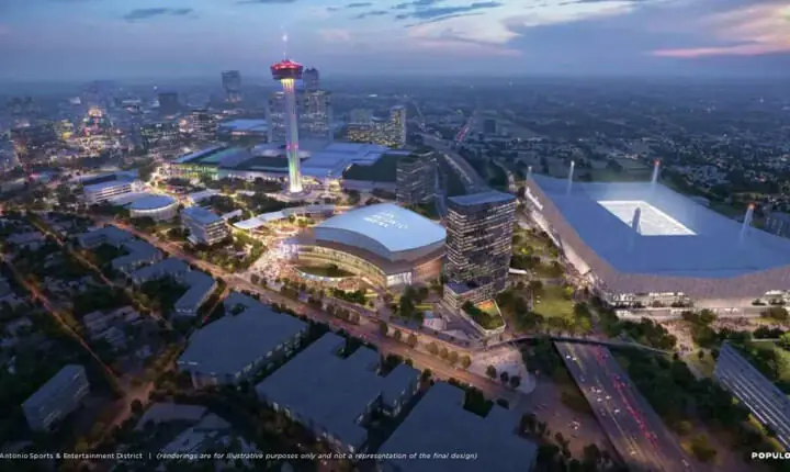 A rendering of the future Project Marvel site in San Antonio.