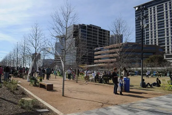 An image of Kyle Warren Park in Dallas.