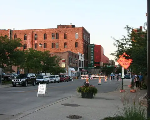 An image of downtown Rockford, Illinois.