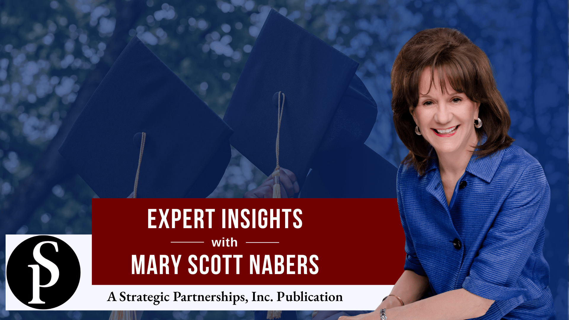 Mary Scott Nabers before college graduates.