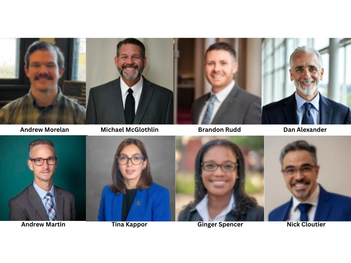 A collage of public leadership appointments for the week of Nov. 28 through Dec. 3, 2025.