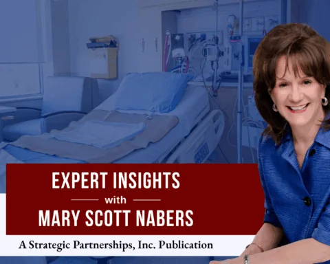 Mary Scott Nabers before a hospital room for her weekly column.