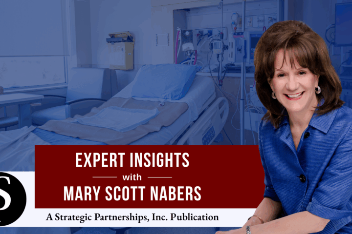 Mary Scott Nabers before a hospital room for her weekly column.