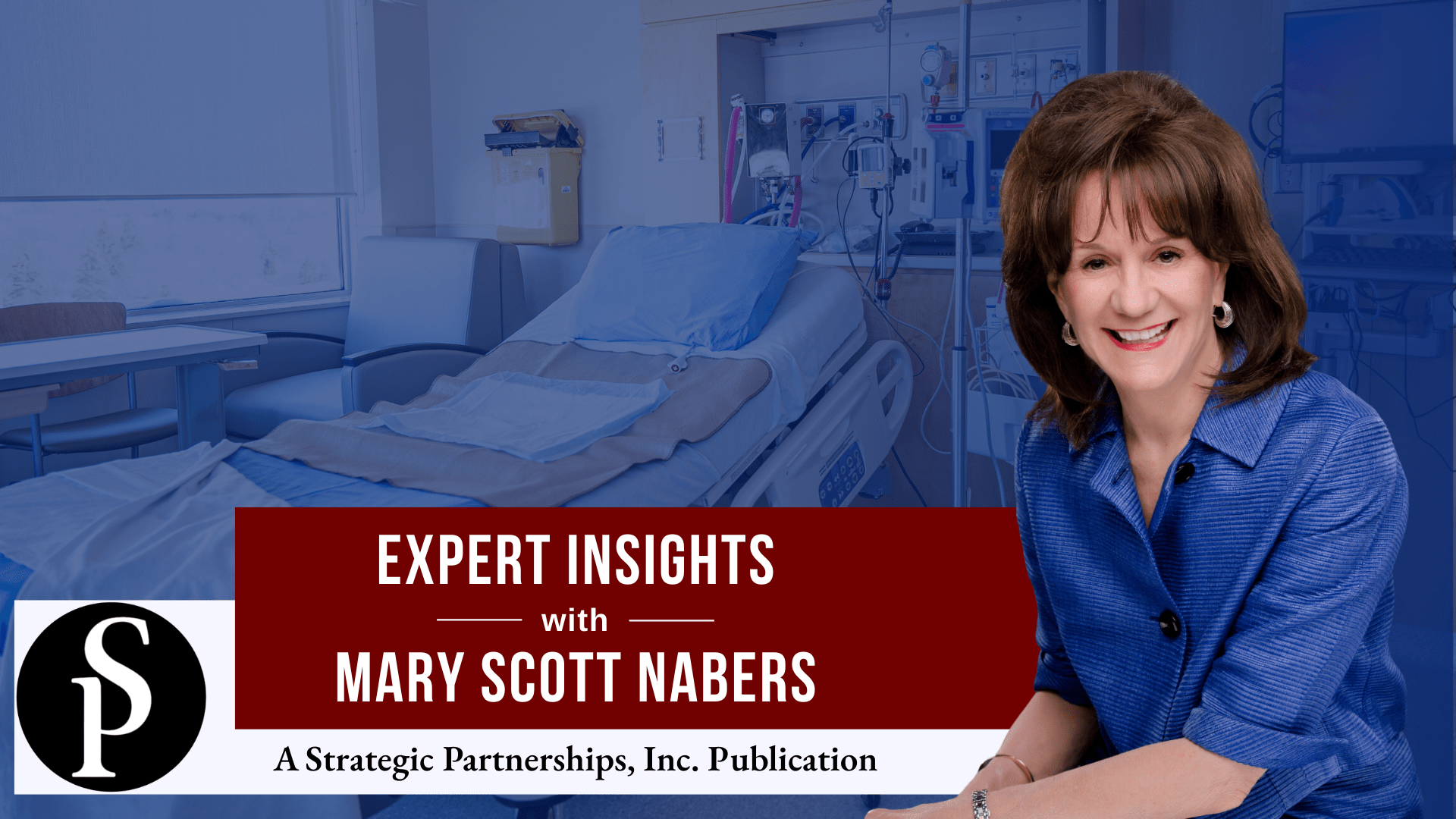 Mary Scott Nabers before a hospital room for her weekly column.