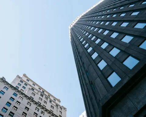 A housing complex in New York City.