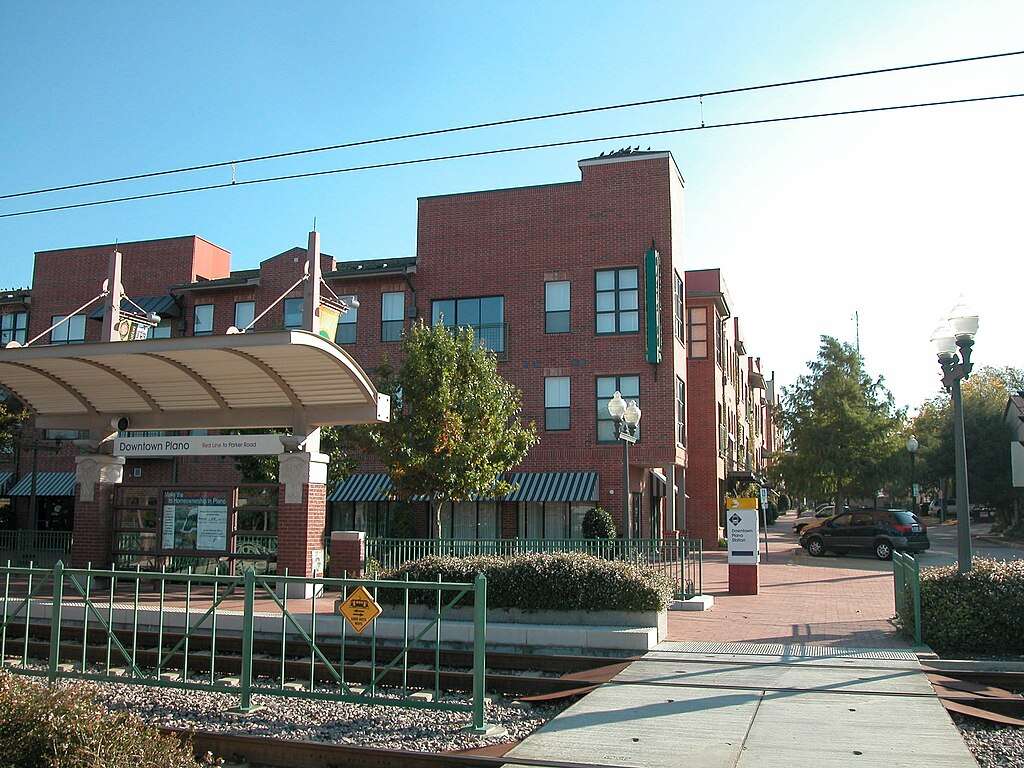 A transit-oriented development in Plano, Texas.