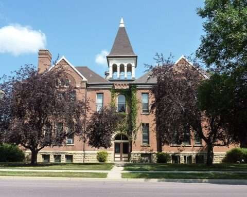 A public school facility in North Mankato, Minnesota.