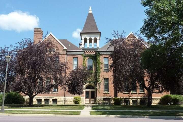 A public school facility in North Mankato, Minnesota.